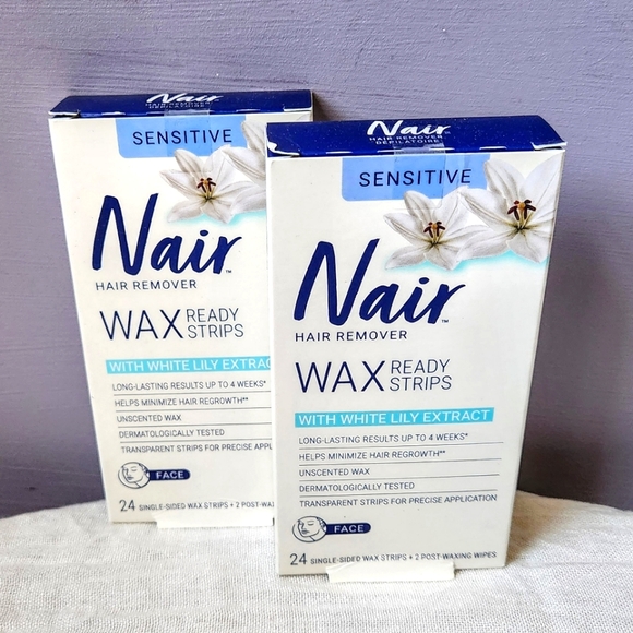 NAIR - HAIR REMOVER - WAX READY STRIPS (LOT OF 2) - Picture 1 of 1